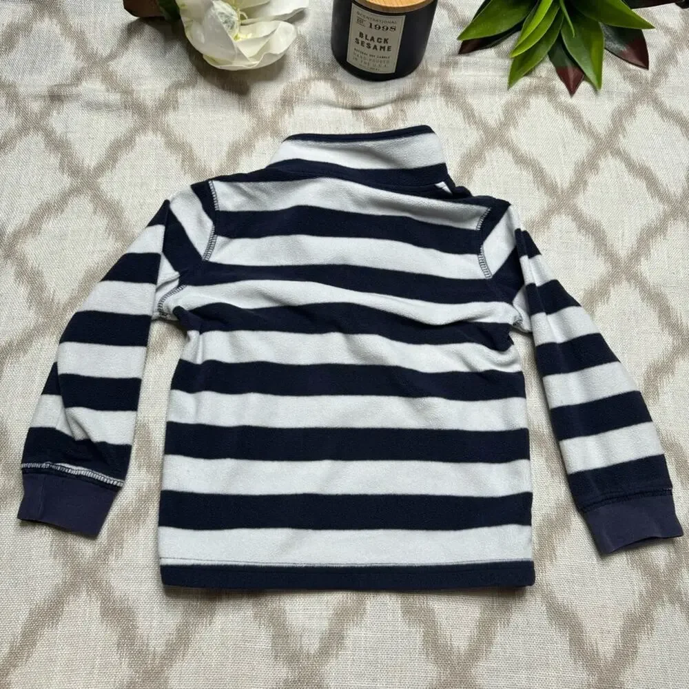 Carter’s Boys Quarter Zip Fleece Pullover Lot 3 Size 3 Camo Striped